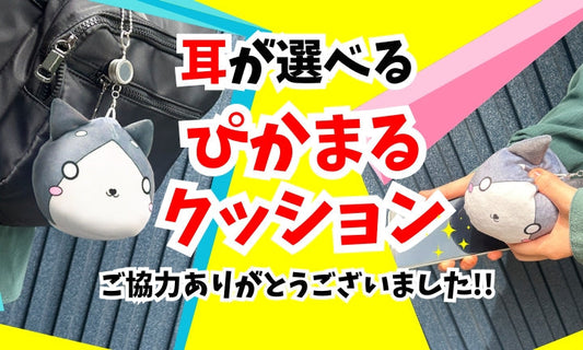 ユーザー様との連携で生まれたアイテム【ぴかまるクッション】