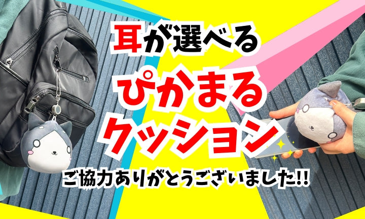 ユーザー様との連携で生まれたアイテム【ぴかまるクッション】