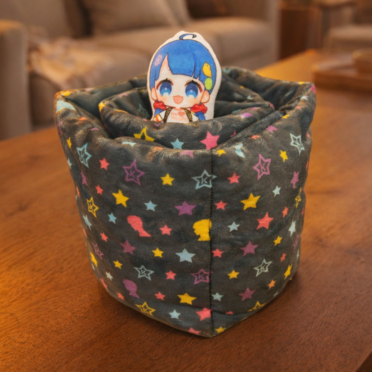 【くっつきぬい】オリジナル両面ぬい風クッションSSサイズ10×10cm