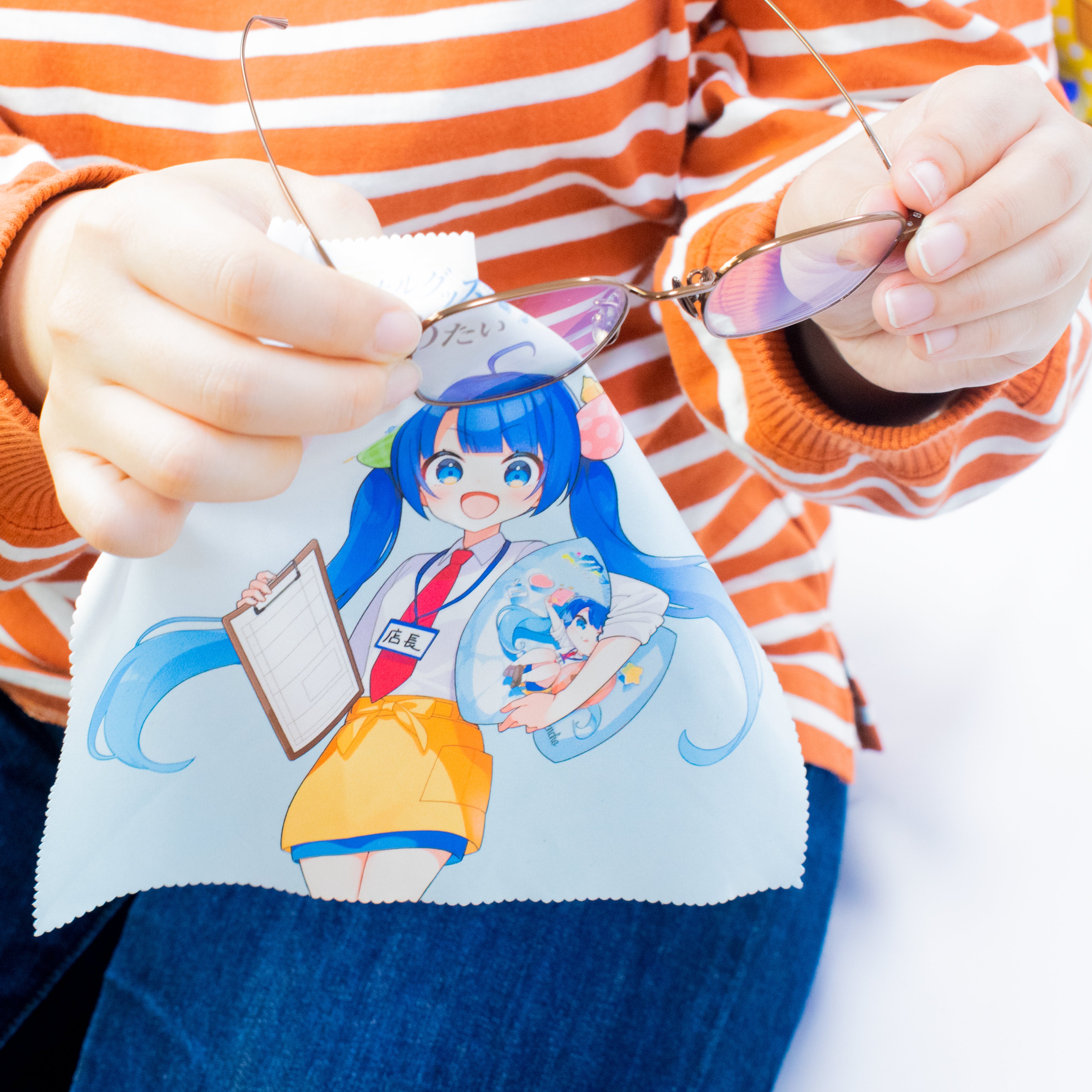 眼鏡・画面拭き】フルカラークリーナークロスSサイズ15×15cm – 君の